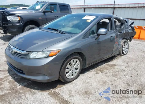 2012 Honda Civic Lx из США, поврежденный, VIN 2HGFB2F58CH575600